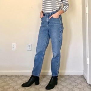 Blue High Waisted Jeans Vintage Liz Claiborne